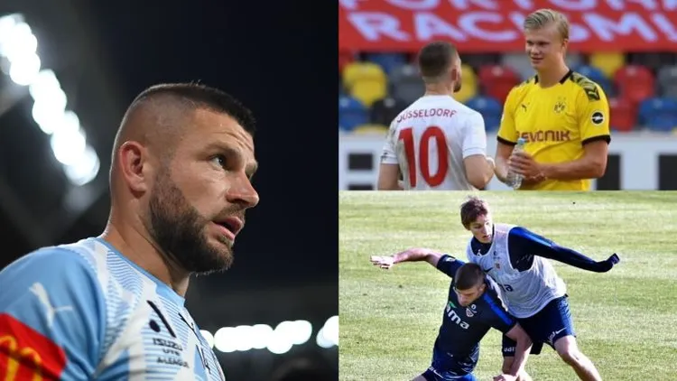 Lidhja e mesfushorit të Kosovës, Valon Berisha me Erling Haalandin