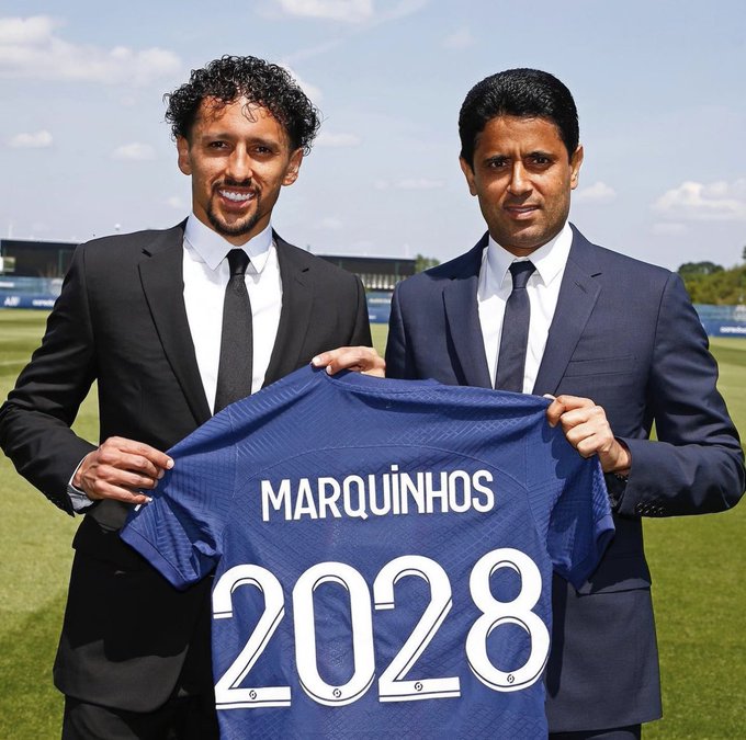Marquinhos rinovon me Paris Saint-Germain