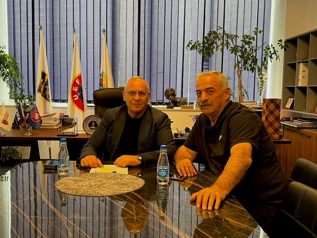 Presidenti i FFK-së takoi nënkryetarin e FFSHGJ-së, diskutojnë për Kupën e Kosovës në Diasporë