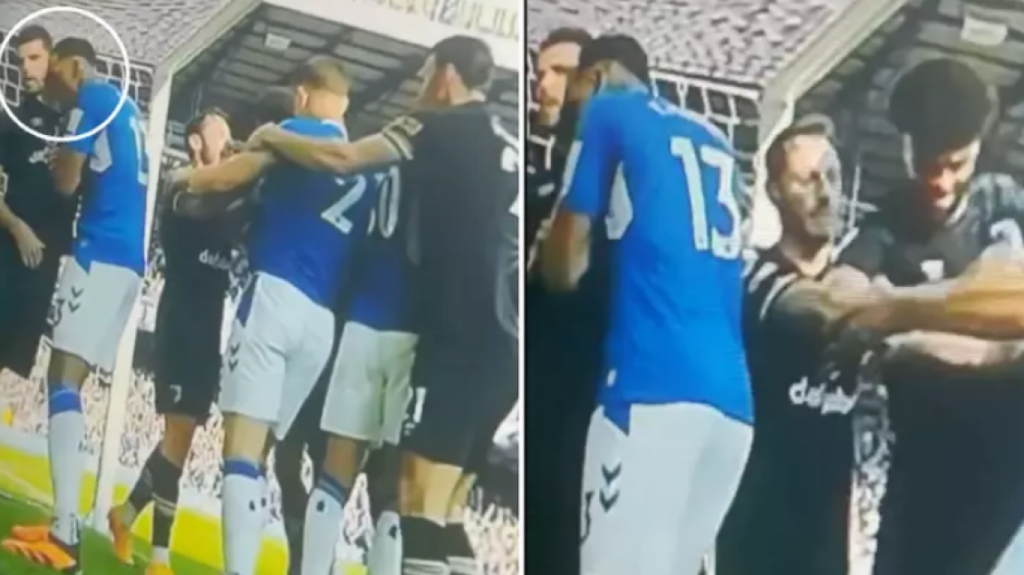 Skena shokuese nga ndeshja e Ligës Premier: Yerry Mina dyshohet se ka kafshuar Dominic Solanken