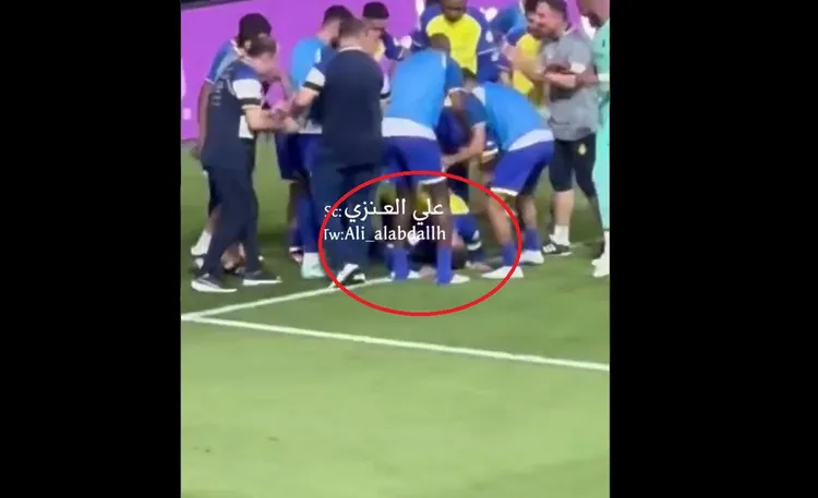Ronaldo bie në sexhde pas golit (video)