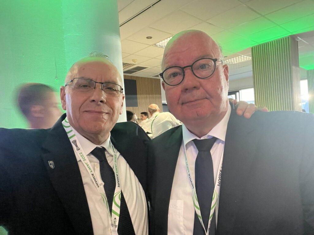 Presidenti i FFK-së, Agim Ademi në shoqëri me homologun danez Jesper Moller