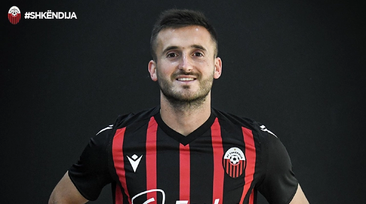 Endrit Krasniqi prezantohet te Shkëndija