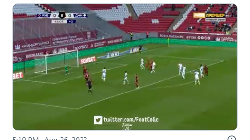 Daku shënon për epërsinë e parë të Rubin Kazanit