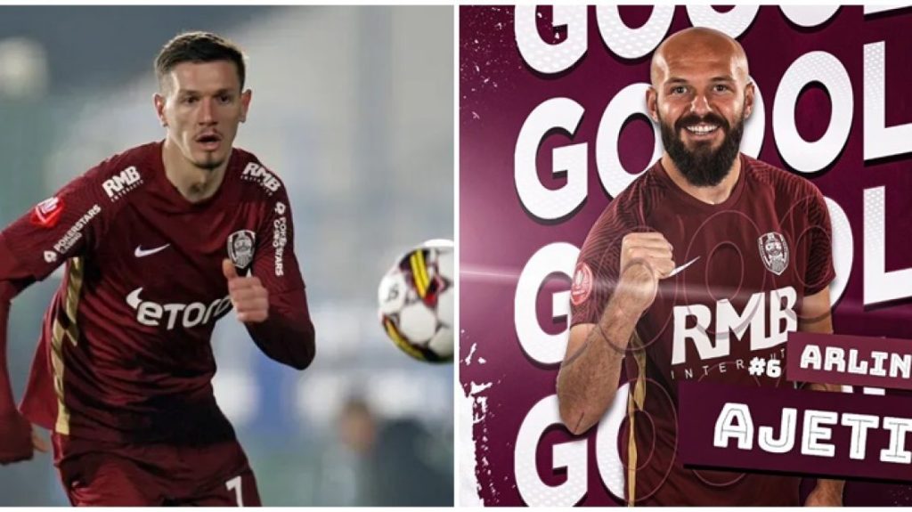 Arlind Ajeti shënon gol, Ermal Krasniqi asiston në fitoren e Clujit