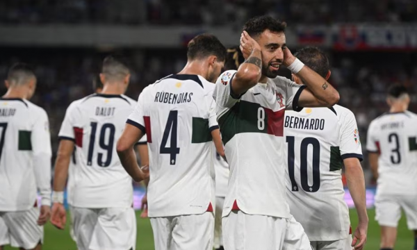 Portugalia regjistron fitoren e pestë radhazi, Bruno Fernandes vendimtar