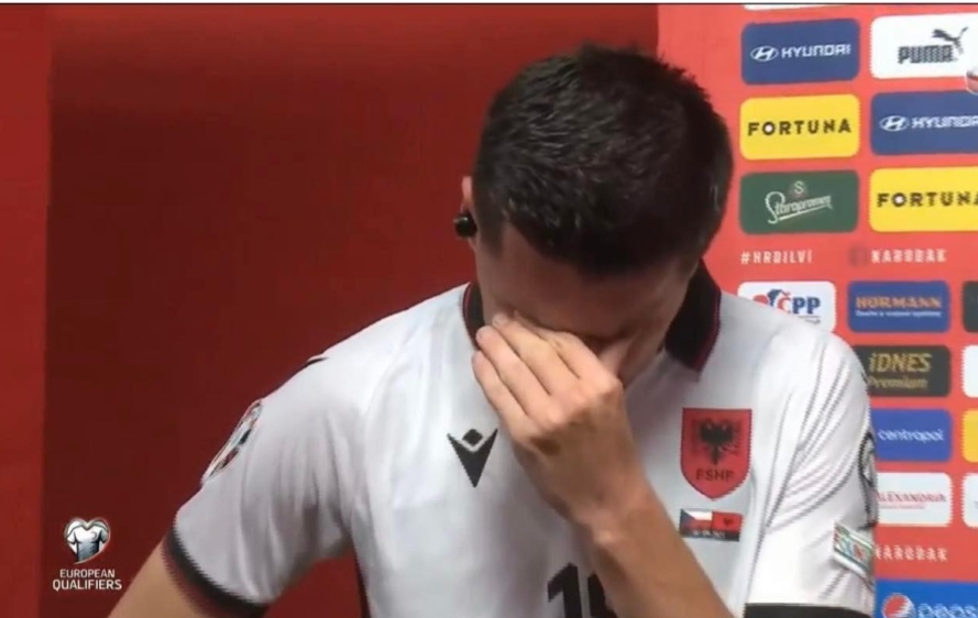 Mirlind Daku me lot në sy pas ndeshjes me Çekinë, i emocionuar me debutimin te Shqipëria