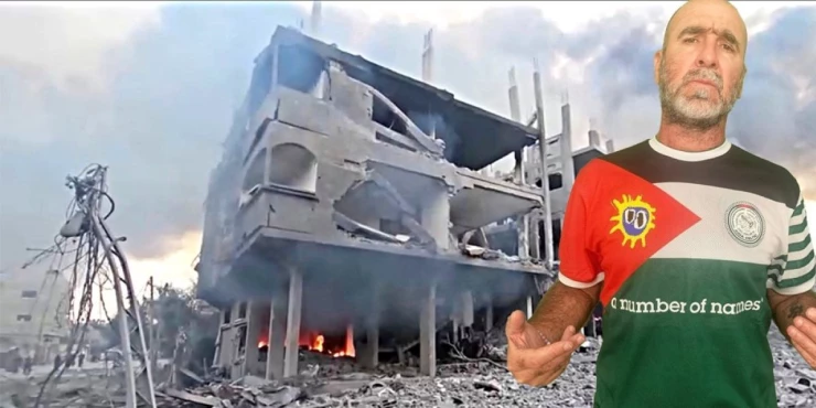 Cantona me mesazh bombastik: Izraelitët janë pushtuesit! Palestinë e lirë!