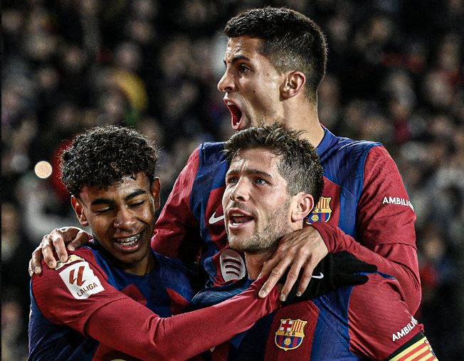 Sergio Roberto bën “bomberin”, Barcelona merr 3 pikë mes vuajtjesh ndaj Almerias së vendit të fundit