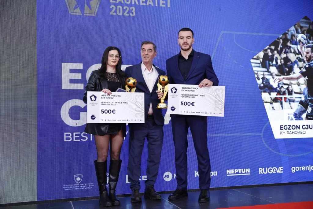 Gjuka e Rugova, më të mirët e vitit 2023 në hendboll