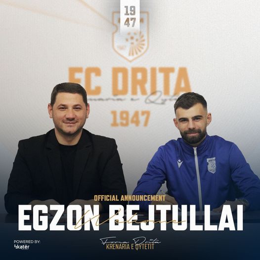 Zyrtare: Egzon Bejtullai transferohet te Drita