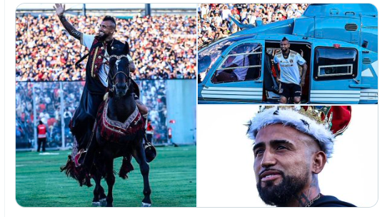 Arturo Vidal me prezantimin e vitit te skuadra e re