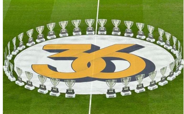 Real Madrid prezanton 36-të trofetë e titullit kampion në Spanjë