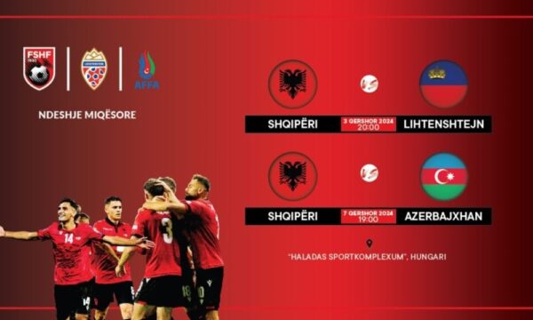 Dalin në shitje biletat për miqësoret e qershorit të Shqipërisë