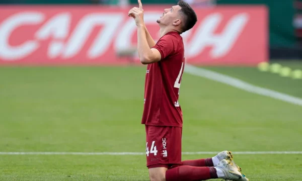 Shkëlqen Mirlind Daku, ia siguron fitoren Rubin Kazanit me dy golat e tij