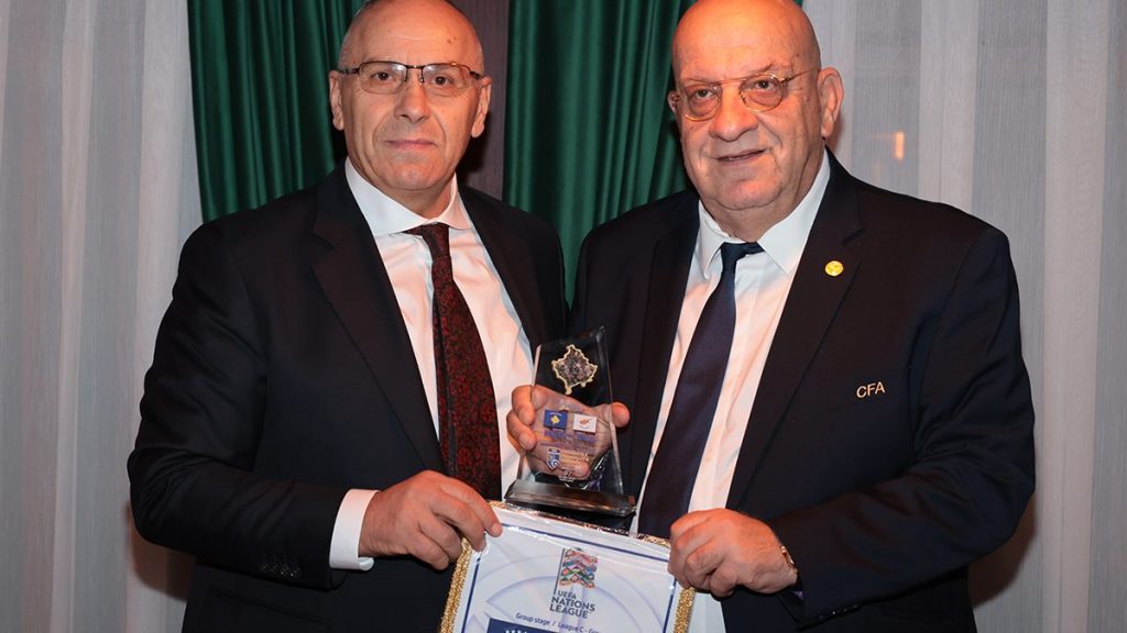 Koumas: Ademi, ka luajtur rol kyç në përmirësimin e infrastrukturës së futbollit në Kosovë