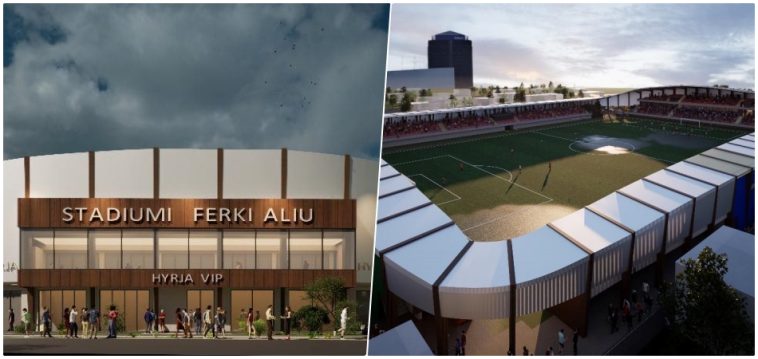 Vushtrria publikon fotot, stadiumi ‘Ferki Aliu’ do të duket i mrekullueshëm pas rinovimit