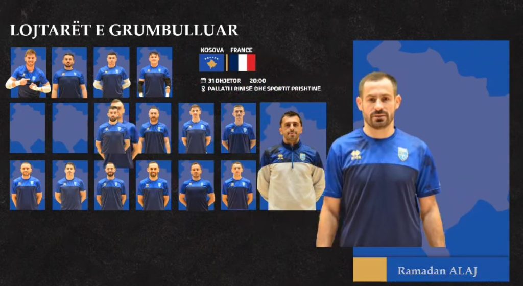 Kosova publikon listën e futbollistëve për ndeshjen ndaj Francës