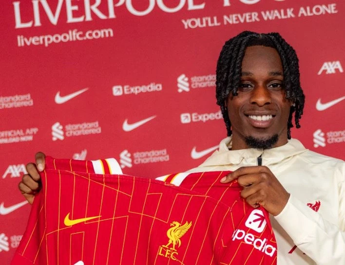 Liverpooli firmos me Jeremie Frimpongun