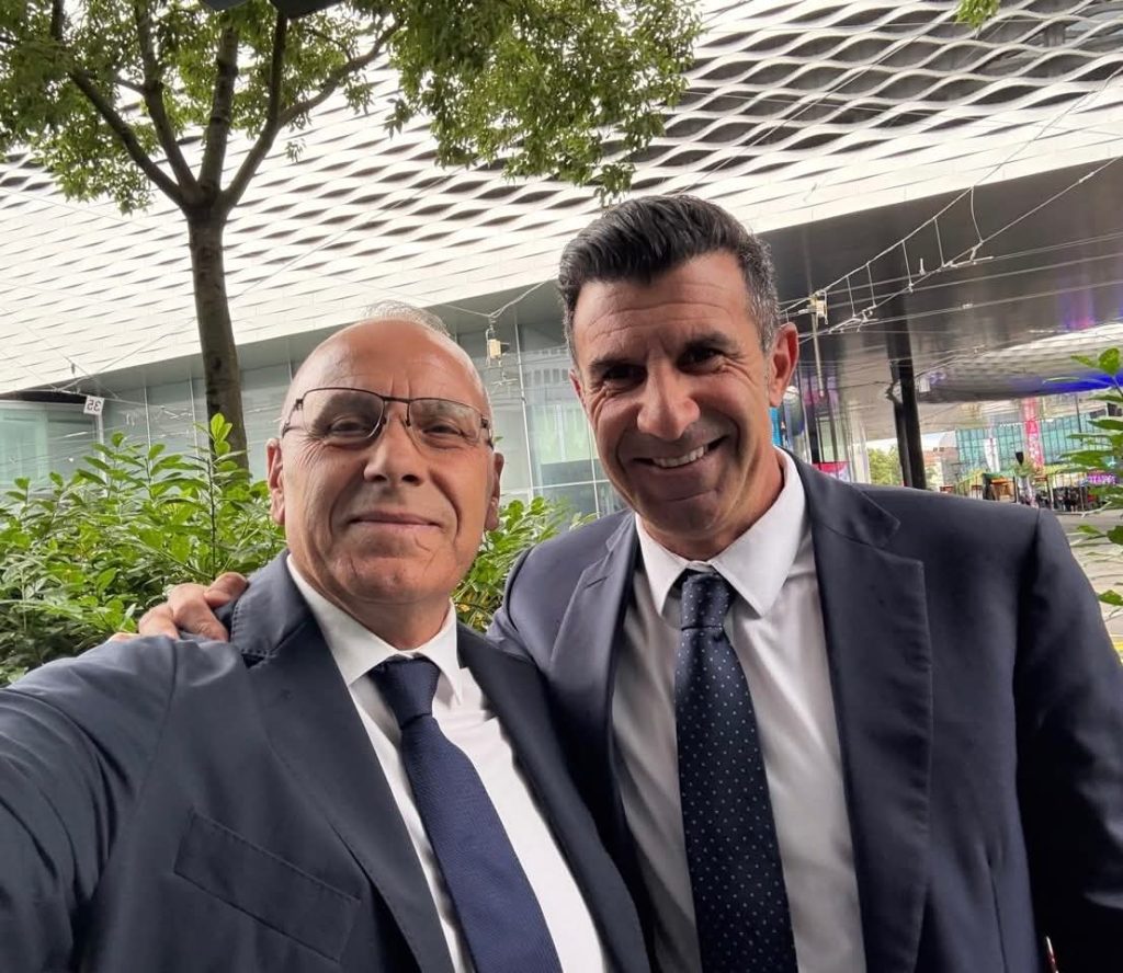 Presidenti Ademi takohet me legjendën e futbollit botëror, Luis Figo