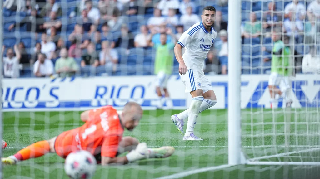 Një pjesë e parë fantastike, por Drita dorëzohet në 45 minutat e dyta ndaj Copenhagen