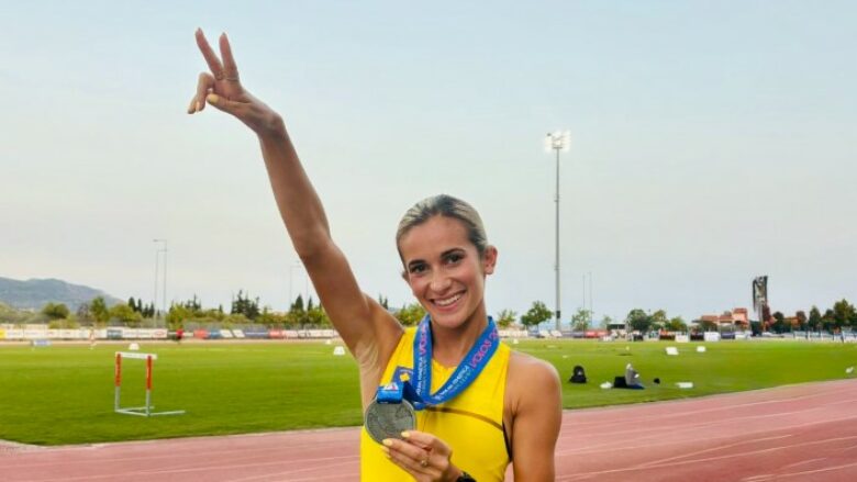 Rekord i ri shtetëror dhe medalje e bronztë për Gresa Bakraçin në Kampionatin Ballkanik