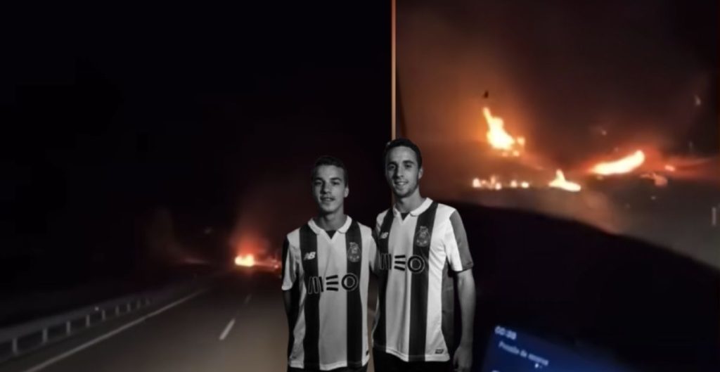 E rëndë: Publikohen pamje të reja nga aksidenti që i mori jetën Diogo Jotas dhe vëllait të tij