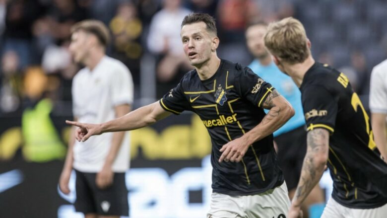 Bersant Celina realizon gol në fitoren e AIK-ut në Ligën e Konferencës – shpallet lojtari më i mirë i ndeshjes