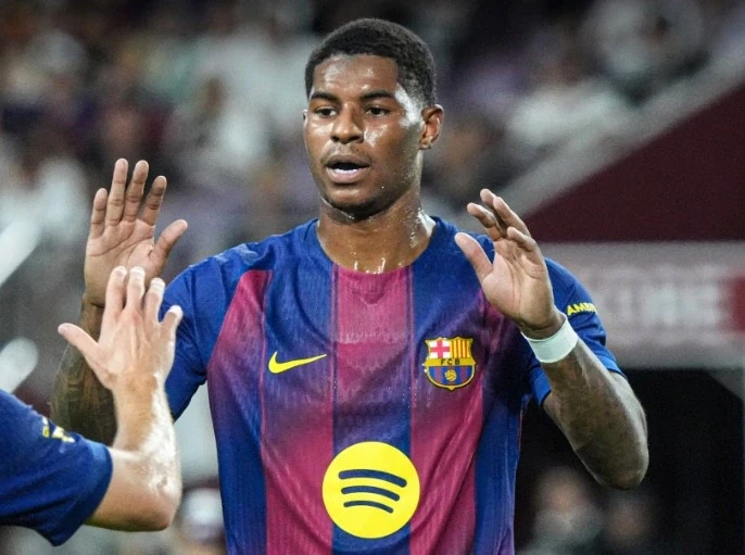 Rashford shënon golin e parë me Barçën