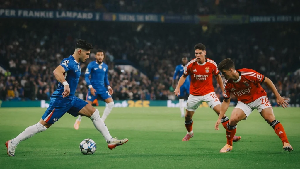 Chelsea mposht Benficën në kthimin e Jose Mourinhos në “Stamford Bridge”