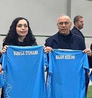 Presidenti i FFK-së, Ademi falënderon Presidenten Osmani për dekorimin e Presidentit të FIFA-s, Gianni Infantino