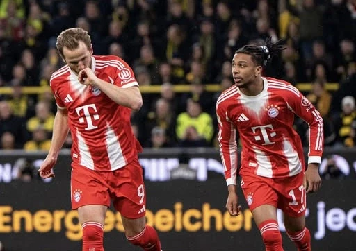 Bayerni e fiton derbin e madh gjerman ndaj Dortmundit